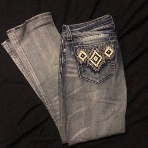 Tribal Miss Me Jeans